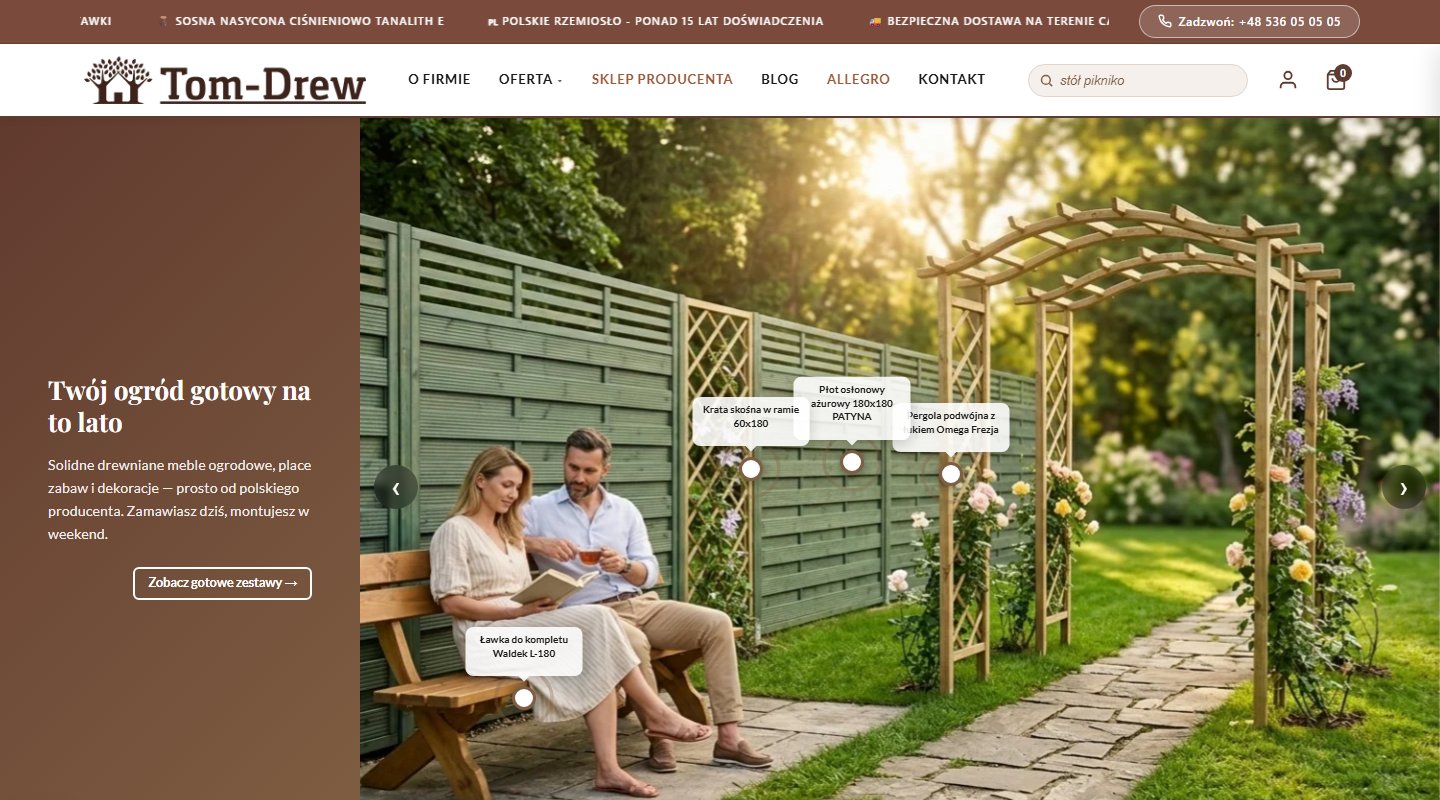 Tom-Drew — Sklep z Architekturą Ogrodową